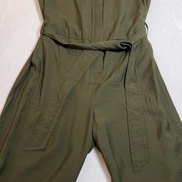 Banana Republic Long Sleeve Ankle Length Jumpsuit Size XS Casual Utility - Picture 7 of 10